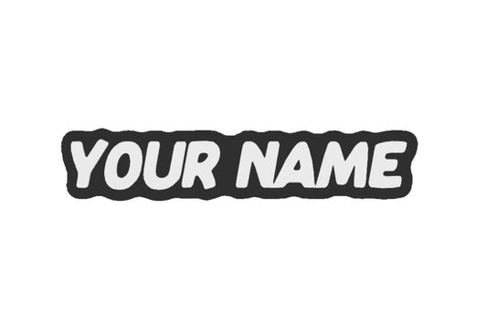 Custom Nametag keychain